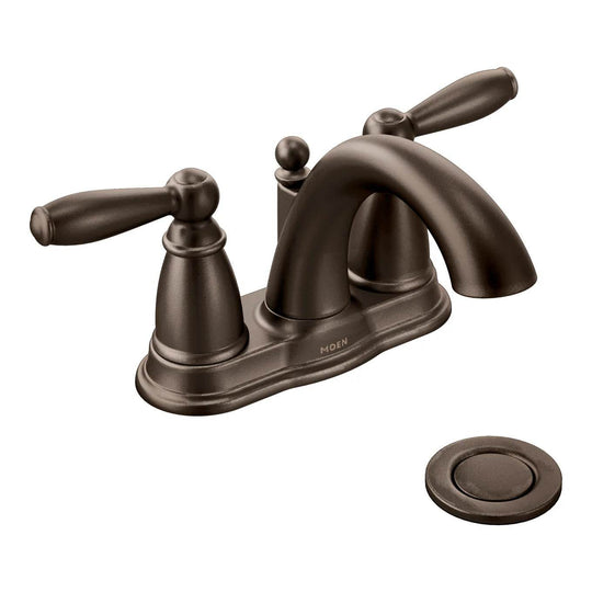 Bronze crane Moen Brantford Oil Rubbed Bronze Two-Handle Low