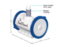 Hayward W3PVS20JST Poolvergnuegen Suction Pool Cleaner for In-Ground Pools up to 16 x 32 ft. (Automatic Pool Vacuum)
