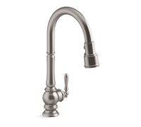 KOHLER K-99259-VS Artifacts Kitchen Sink Faucet, 17.63 x 4.31 x 8.50 Inches, Vibrant Stainless