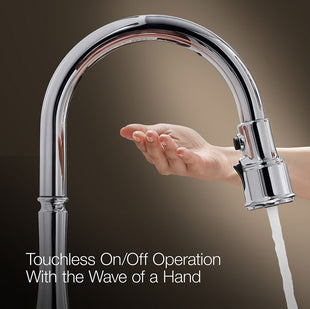 KOHLER K-99259-VS Artifacts Kitchen Sink Faucet, 17.63 x 4.31 x 8.50 Inches, Vibrant Stainless